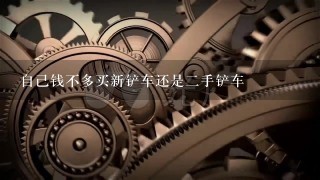 自己钱不多买新铲车还是2手铲车